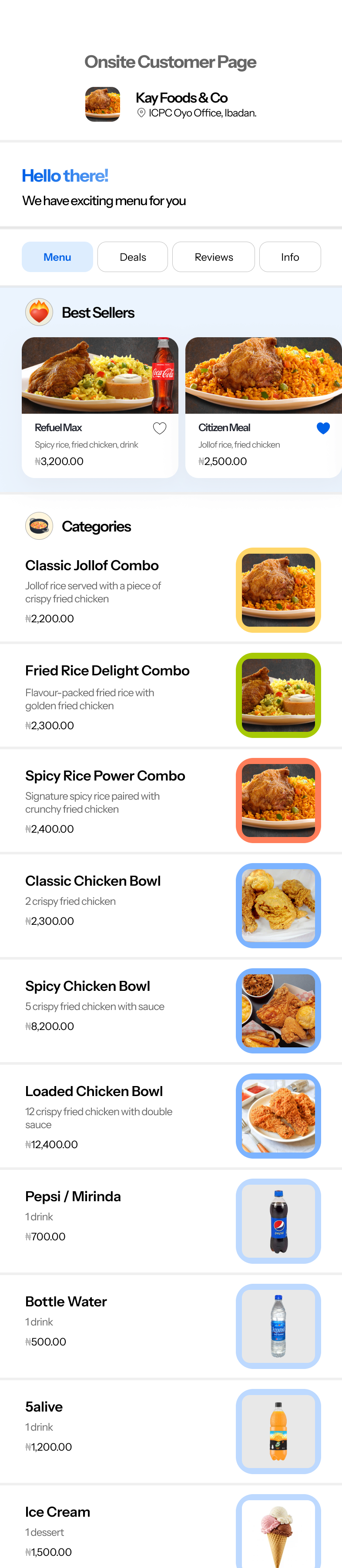 Sanga Eats app